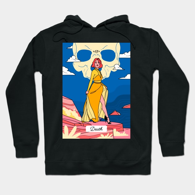 Tarot - Death Hoodie by magyarmelcsi